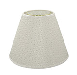 # 32627 Transitional Hardback Empire Shaped Spider Construction Lamp Shade in Ivory, 12" wide (6" x 12" x 9")
