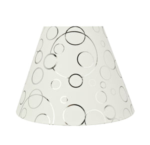# 32629 Transitional Hardback Empire Shaped Spider Construction Lamp Shade in White, 12" wide (6" x 12" x 9")