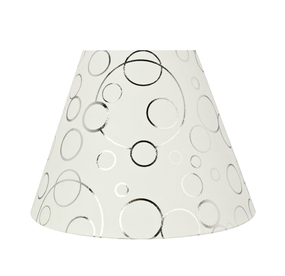 # 32629 Transitional Hardback Empire Shaped Spider Construction Lamp Shade in White, 12