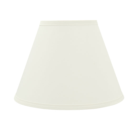 # 32630 Transitional Hardback Empire Shaped Spider Construction Lamp Shade in Off White, 12
