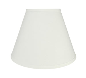 # 32634 Transitional Hardback Empire Shaped Spider Construction Lamp Shade in Off White, 12" wide (6" x 12" x 9")