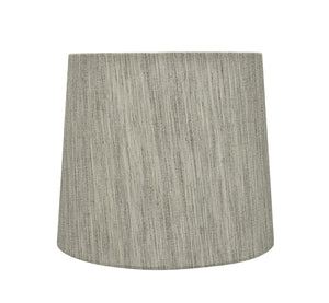 # 32743 Transitional Hardback Empire Shaped Spider Construction Lamp Shade in Light Grey, 10-1/2" wide (9" x 10-1/2" x 9")