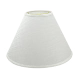 # 32773 Transitional Hardback Empire Shaped Spider Construction Lamp Shade in Off White, 18" wide (7" x 18" x 12 1/2")