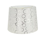 # 32953 Transitional Hardback Empire Shaped Spider Construction Lamp Shade in White, 14" wide (12" x 14" x 10")