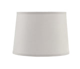# 32955 Transitional Hardback Empire Shaped Spider Construction Lamp Shade in Light Grey, 14" wide (12" x 14" x 10")