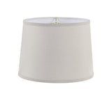 # 32955 Transitional Hardback Empire Shaped Spider Construction Lamp Shade in Light Grey, 14" wide (12" x 14" x 10")