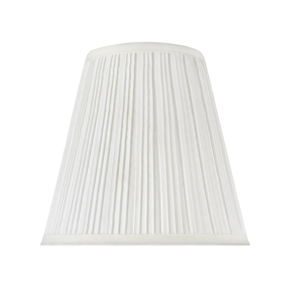 # 33004 Transitional Pleated Empire Spider Construction Lamp Shade in Off White Rayon Fabric, 9
