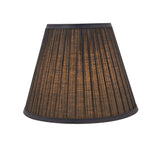 # 33051 Transitional Pleated Empire Shaped Spider Construction Lamp Shade in Dark Blue, 13" wide (7" x 13" x 10")