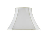 # 34006 Transitional Bell Shape Spider Construction Lamp Shade in Off White Fabric, 18" wide (10" x 18" x 13 1/2")