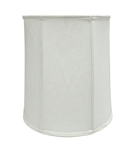 # 35037 Transitional Drum (Cylinder) Shaped Spider Construction Lamp Shade in Off White, 14" wide (12" x 14" x 15")