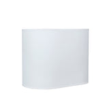 # 37001 Transitional Oval Hardback Spider Construction Shade in Off-White, 13 1/2" wide (8" + 13 1/2") x (8" + 13 1/2") x 10 1/2"