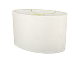 # 37021 Transitional Oval Hardback Spider Construction Lamp Shade, Off-White, 15 1/2" wide (9" + 15 1/2") x (9" +x 15 1/2") x 10"