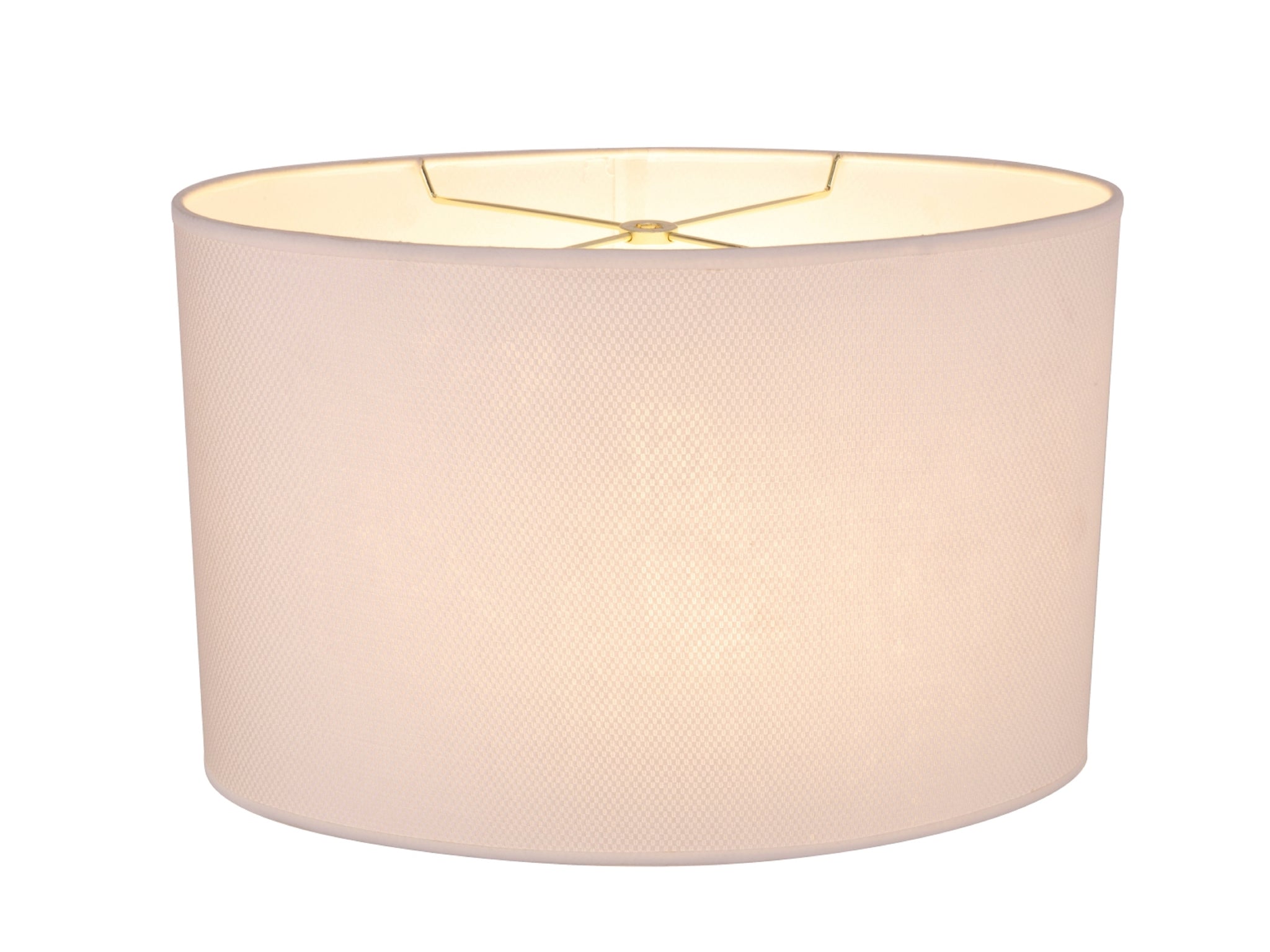 37021 Transitional Oval Hardback Spider Construction Lamp Shade