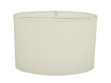 # 37041 Transitional Oval Hardback Shaped Spider Construction Lamp Shade in Off-White, 16 1/2" wide (9 1/2" + 16 1/2") x (9 1/2" +x 16 1/2") x 11"
