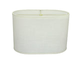 # 37051 Transitional Oval Hardback Shaped Spider Construction Lamp Shade in Off-White, 16 1/2" wide (9 1/2" + 16 1/2") x (9 1/2" +x 16 1/2") x 11"