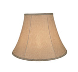 # 38001 Transitional Bell Shaped Collapsible Spider Construction Lamp Shade in Natural, 18" wide (9" x 18" x 13")