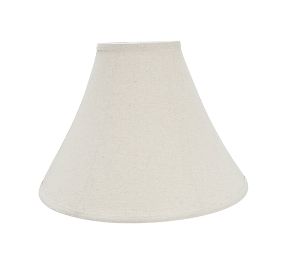 # 38003 Transitional Bell Shaped Collapsible Spider Construction Lamp Shade in Beige, 16