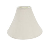 # 38003 Transitional Bell Shaped Collapsible Spider Construction Lamp Shade in Beige, 16" wide (6" x 16" x 12")