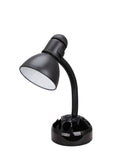 # 40041-1 1-Light Organizer Desk Lamp with Metal Lamp Shade and Rotary Switch, Modern Design in Black Finish, 19" High