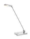# 40058, Dimmable LED Desk Lamp, 5W Contemporary Design in Anodized Aluminum, 18 1/2" High
