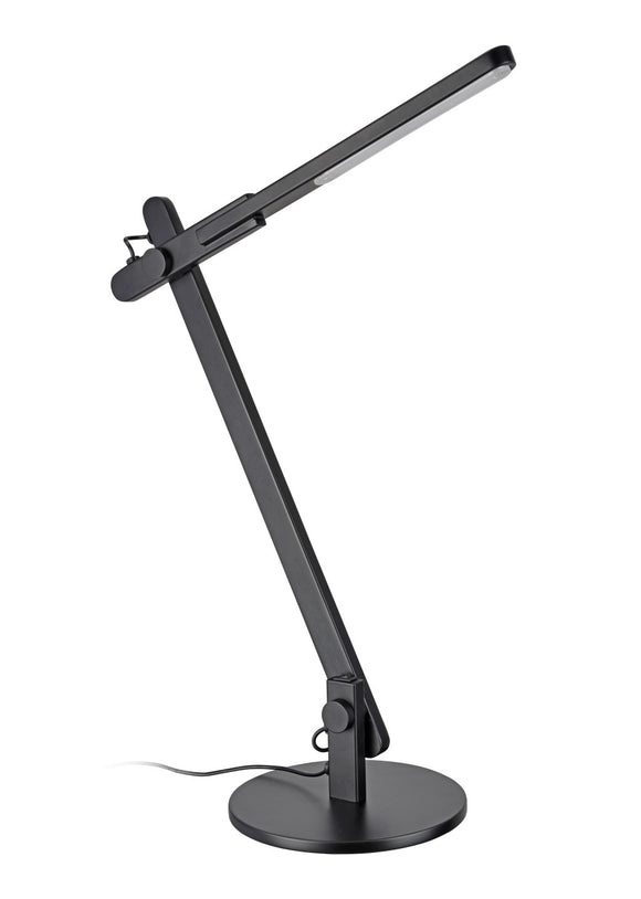 # 40060, Dimmable LED Desk Lamp, 7W Contemporary Design in Matte Black, 26