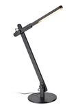 # 40060, Dimmable LED Desk Lamp, 7W Contemporary Design in Matte Black, 26" High