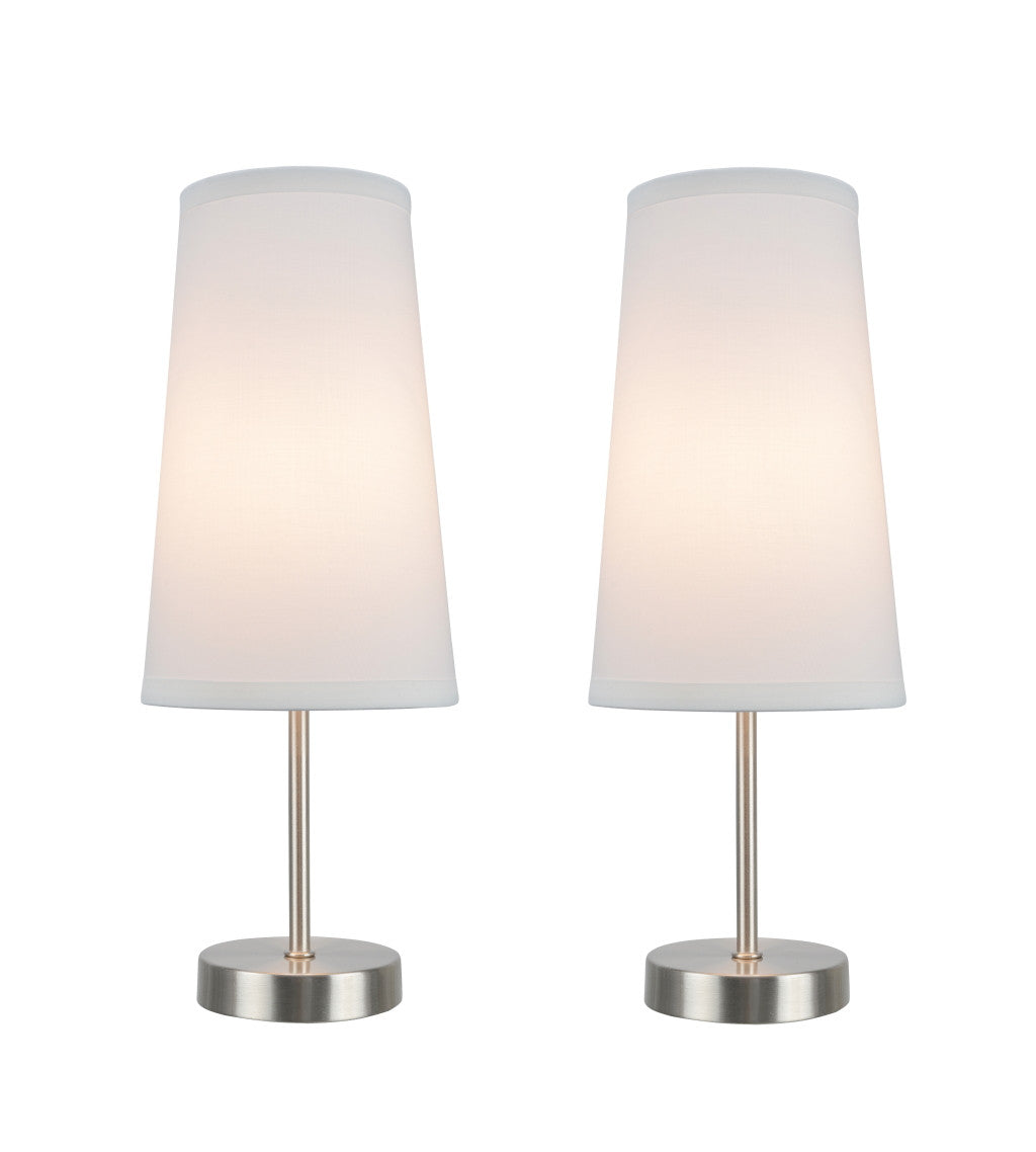 Brushed Nickel Contemporary Candlestick 2024 Lamp