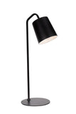 # 40100-2, 23" High Modern Metal Desk Lamp, Matte Black Finish with Metal Lamp Shade, 7 1/2" wide