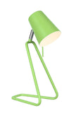 # 40103-2, 13 1/2" High Modern Metal Desk Lamp, Apple Green Finish with Metal Lamp Shade, 4 3/4" wide
