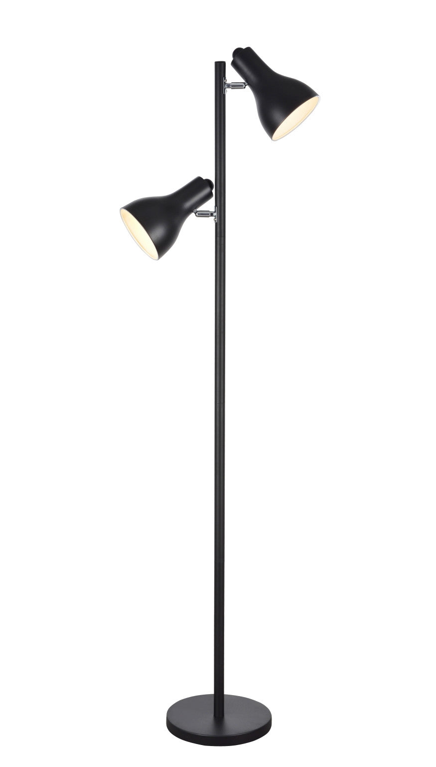 45012-2, 2-Light Adjustable Tree Floor Lamp, Modern Design in