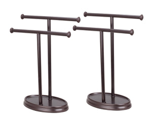 # 50001-1 Two Pack, Hand Towel Holder, Transitional Design, in Oil Rubbed Bronze, 13 1/2" H