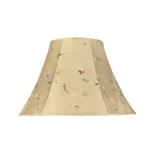 # 58001 Transitional Bell Shape UNO Construction Lamp Shade in Gold, 13" Wide (6" x 13" x 9")