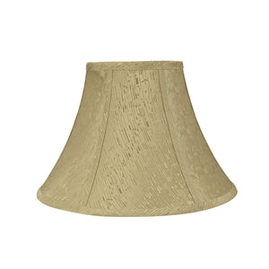 # 58003 Transitional Bell Shape UNO Construction Lamp Shade in Light Gold, 13" Wide (6" x 13" x 9")
