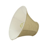 # 58003 Transitional Bell Shape UNO Construction Lamp Shade in Light Gold, 13" Wide (6" x 13" x 9")