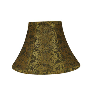 # 58004 Transitional Bell Shape UNO Construction Lamp Shade in Pumpkin Gold, 13" Wide (6" x 13" x 9")