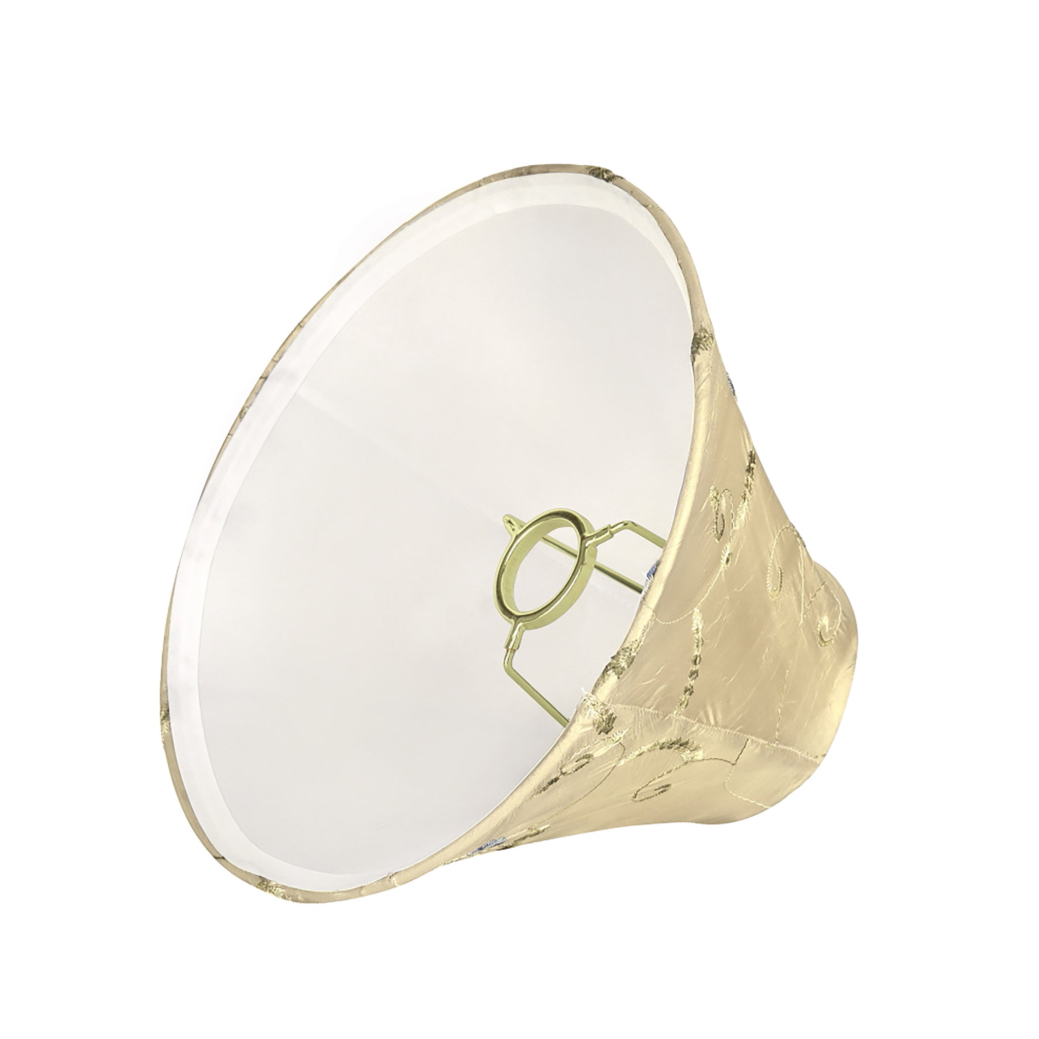 58026 Transitional Bell Shape UNO Construction Lamp Shade in Gold