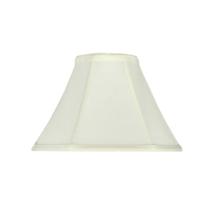 # 58027 Transitional Bell Shape UNO Construction Lamp Shade in Off White, 10" Wide (4" x 10" x 7")