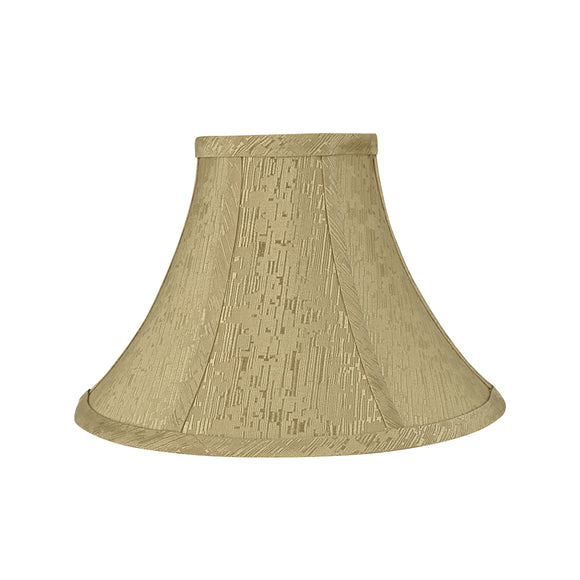 # 58028 Transitional Bell Shape UNO Construction Lamp Shade in Light Gold, 10
