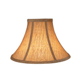 # 58028 Transitional Bell Shape UNO Construction Lamp Shade in Light Gold, 10" Wide (4" x 10" x 7")