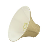# 58028 Transitional Bell Shape UNO Construction Lamp Shade in Light Gold, 10" Wide (4" x 10" x 7")