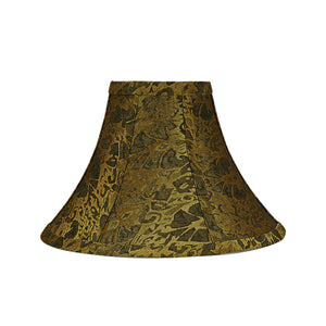 # 58029 Transitional Bell Shape UNO Construction Lamp Shade in Pumpkin Gold, 10" Wide (4" x 10" x 7")