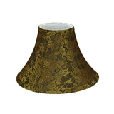 # 58029 Transitional Bell Shape UNO Construction Lamp Shade in Pumpkin Gold, 10" Wide (4" x 10" x 7")