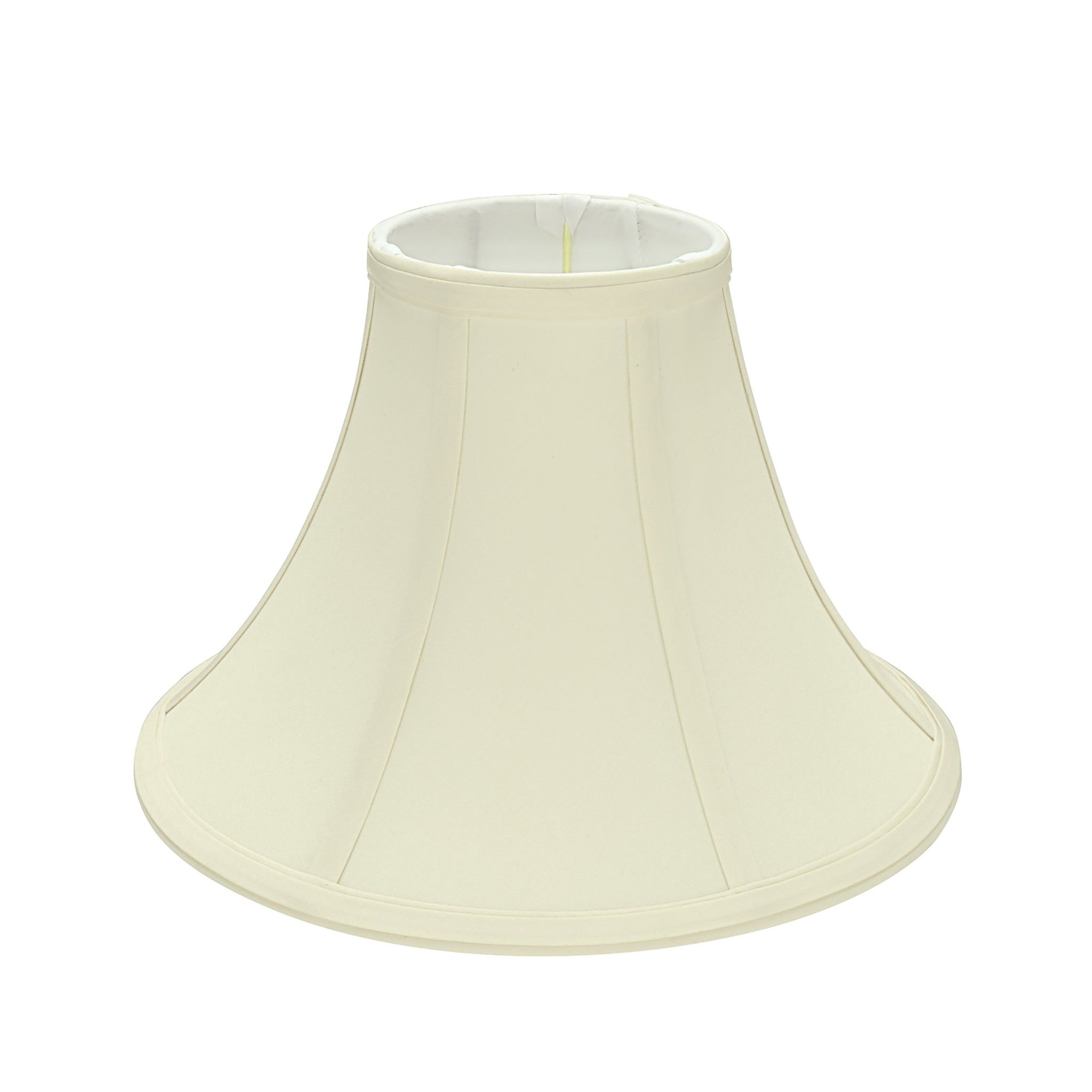 58030 Transitional Bell Shape UNO Construction Lamp Shade in Ivory