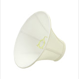 # 58030 Transitional Bell Shape UNO Construction Lamp Shade in Ivory, 10" wide (4" x 10" x 7")