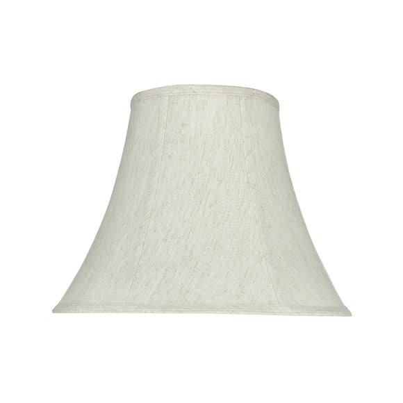 # 58052 Transitional Bell Shape UNO Construction Lamp Shade in Linen White, 14