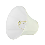 # 58053 Transitional Bell Shape UNO Construction Lamp Shade in Off White, 14" Wide (7" x 14" x 11")