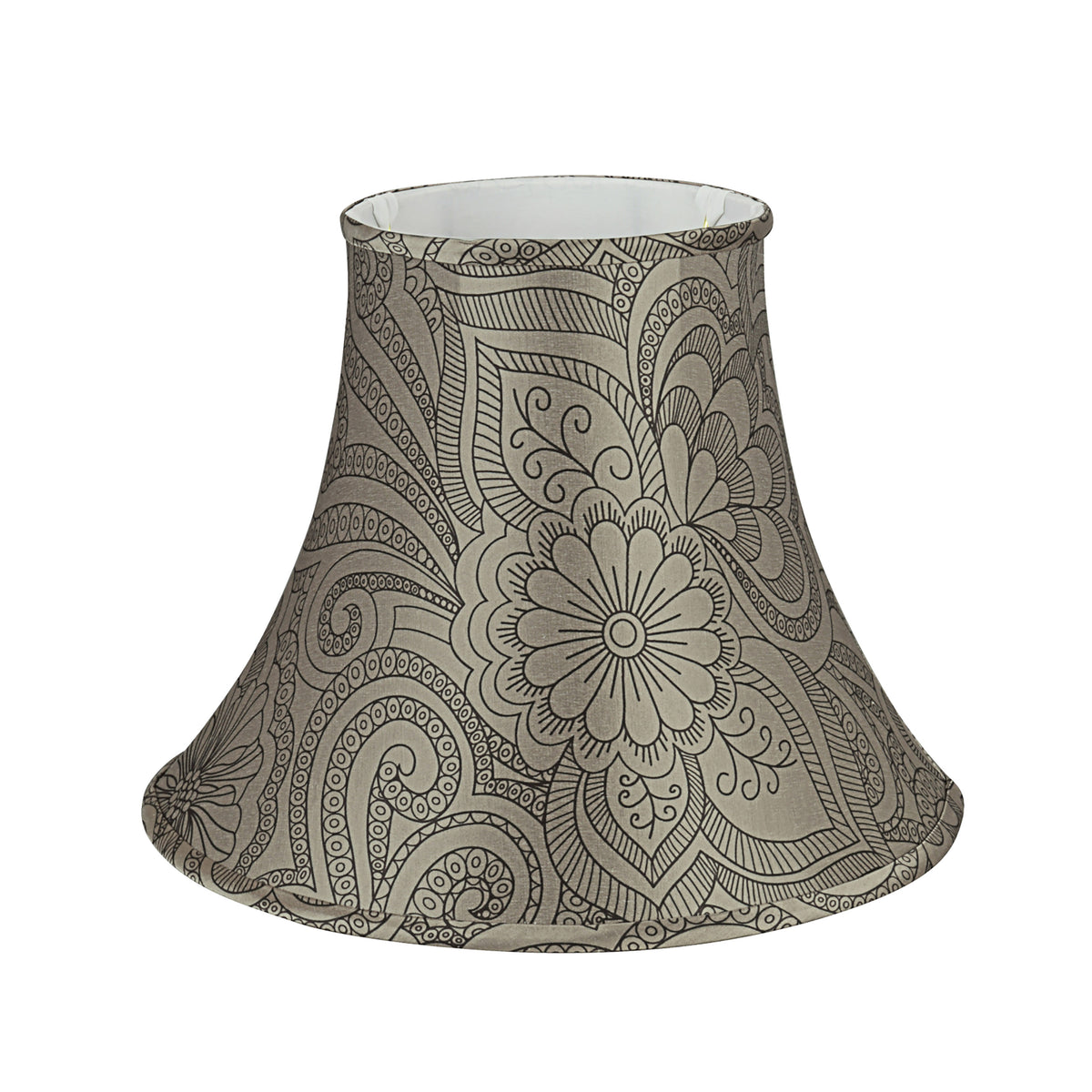 # 58054 Transitional Bell Shape UNO Construction Lamp Shade in Taupe ...
