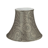 # 58054 Transitional Bell Shape UNO Construction Lamp Shade in Taupe, 14" Wide (7" x 14" x 11")