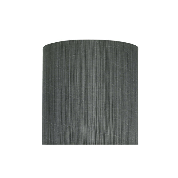 # 58301 Transitional Drum (Cylinder) Shape UNO Construction Lamp Shade in Grey & Black, 8