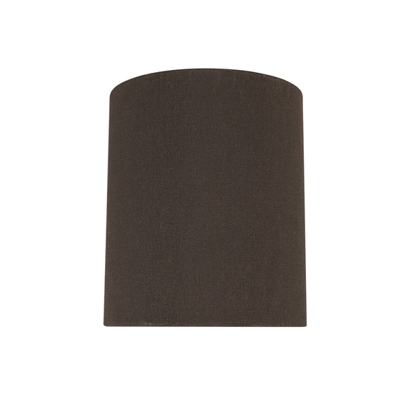 # 58500 Transitional Drum (Cylinder) Shape UNO Construction Lamp Shade in Dark Brown, 6-1/2